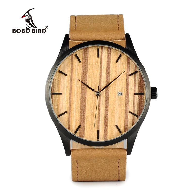 BOBO BIRD WG16 простые брендовые Роскошные Металлические кварцевые наручные мужские