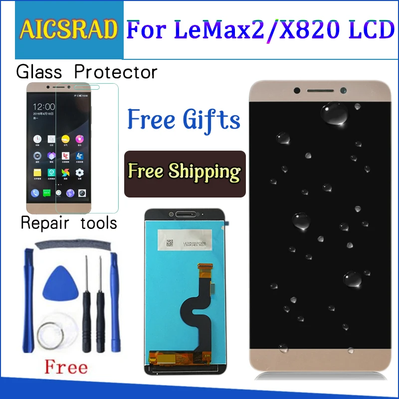 AICSRAD качество для LeEco Le max2 x820 X823 X829 ЖК дисплей max 2 телефон|lcd display touch screen|touch screen