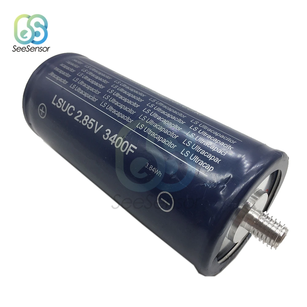 2,85 V 3400F Ultracapacitor фарад конденсатор низкий ESR высокочастотный двигатель Стартер батареи усилитель автомобиля супер конденсатор модуль