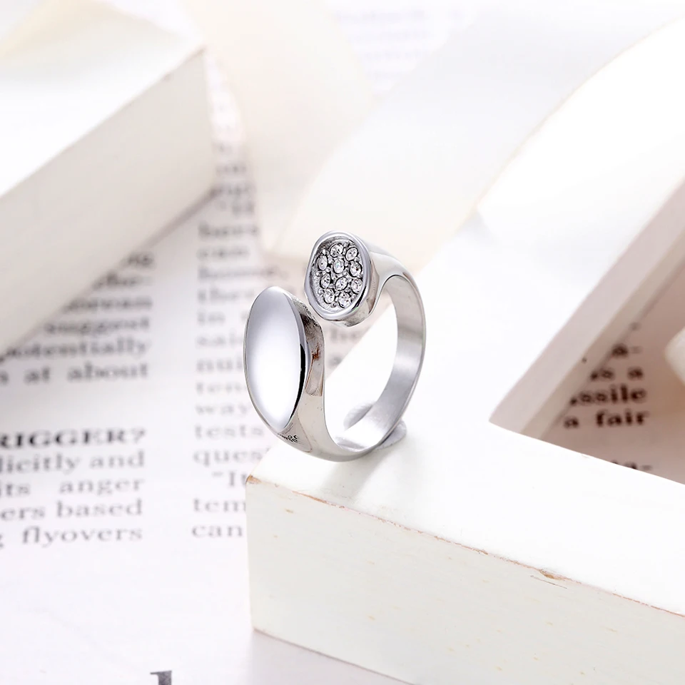 BORASI высококачественные кольца для женщин овальные женские ювелирные изделия