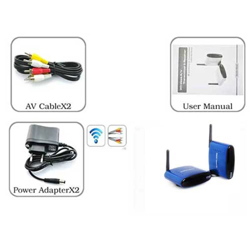 Беспроводной цифровой ресивер передатчик PAT530 200M 5 8 Ghz для DVD DVR IPTV CCTV 8G|receiver
