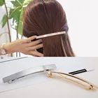 1 шт., корейская мода, металлическая заколка, женская заколка для волос, Золотая Серебряная заколка, тиара, украшение для волос, аксессуары для волос