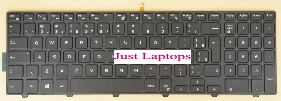 Клавиатура для Dell Inspiron 15 3000 3541 3542 3543 5547 5558 5559 7559 5545