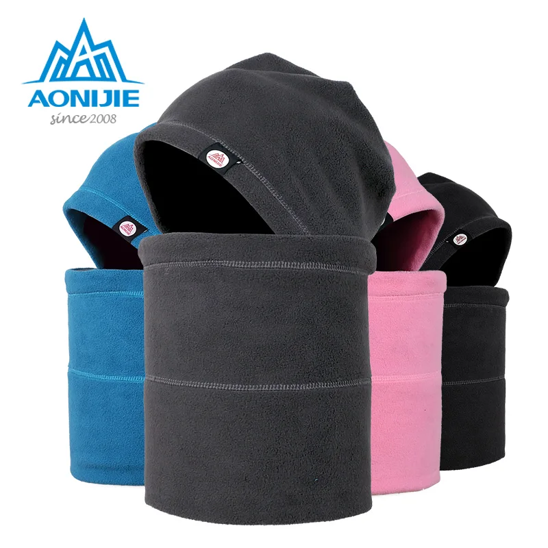 AONIJIE M22 взрослые двухслойные зимние термальные Флисовые Балаклавы для лица