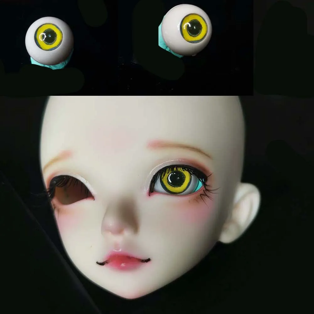 Кукла Bjd с желтыми глазами попугая и птицами 1/4 1/3 /6 1/8 BJd аксессуары для sd msd 10 мм 12 14