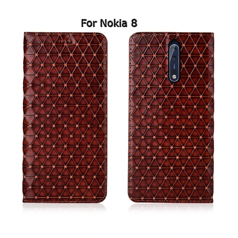 Топ из натуральной кожи чехол для телефона для Nokia 2 3 5 6 7 8 Plus Sirocco Флип Магнитный кронштейн сумка для карт чехол для телефона