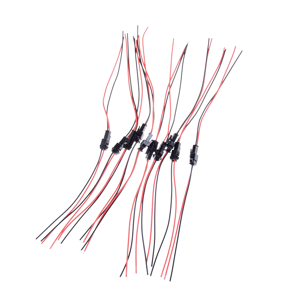 10 пар 2/3/4 Pin Штекерный и гнездовой разъем провода для 5050/3528 RGB светодиодной ленты
