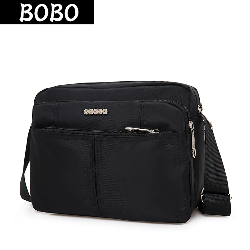 Bobo Брендовые женские плеча Сумки Водонепроницаемый нейлон для мужчин посланник