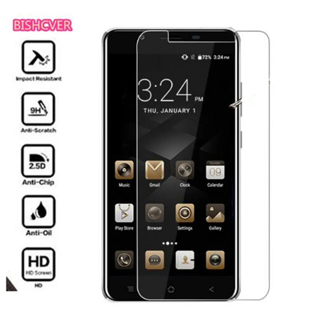 Закаленное стекло 9H 2.5D Премиум для Blackview P2 Lite Защита экрана защитная пленка