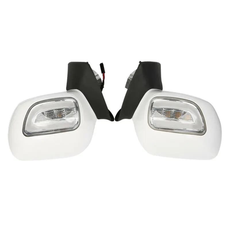 White and Clear Мотоциклетные зеркала заднего вида со светодиодный поворотниками Для Honda GL1800 Goldwing 1800 F6B 2013 - Цвет: White and Clear