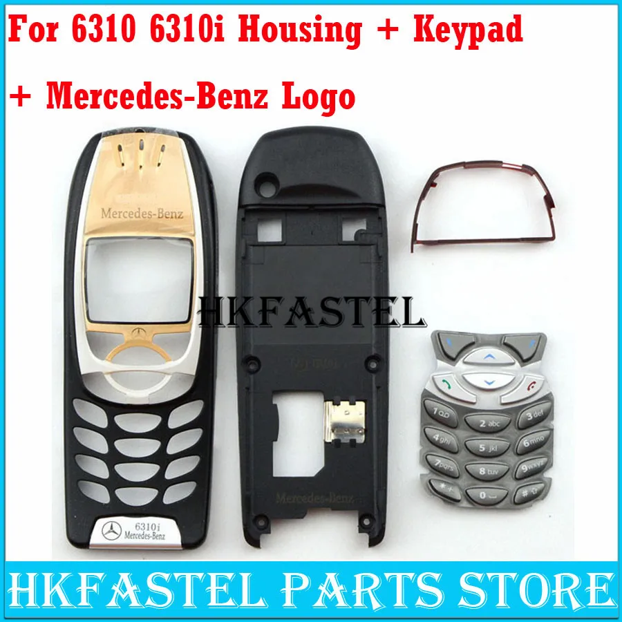 Для Nokia 6310i Логотип Mercedes Benz Высокое качество Новый полный корпус телефона чехол +