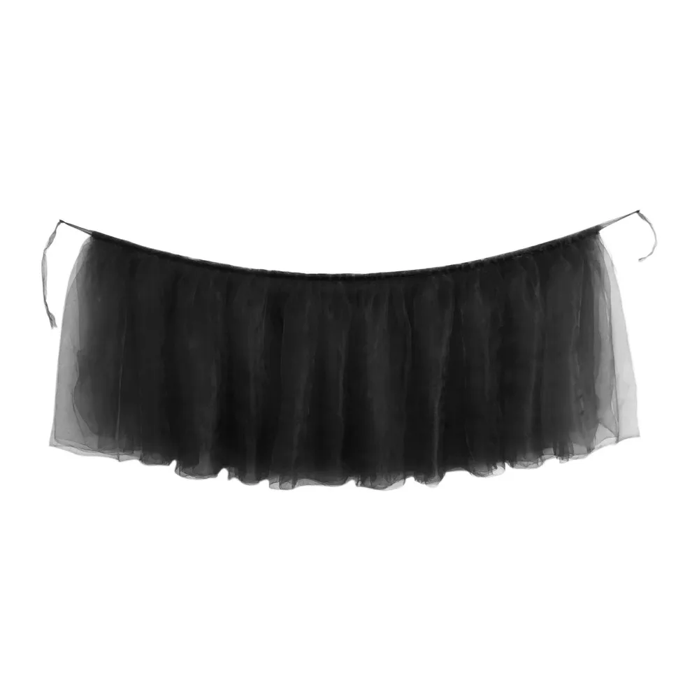 Table Skirt Tableware Cloth Wedding Tutu Tulle Baby Shower Party Home Decor Skirting Birthday | Дом и сад