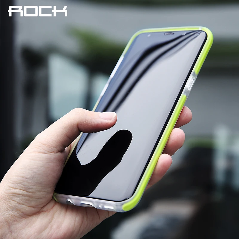 Rock Guard Series Phone Case For Samsung Galaxy S8 plus Anti-Knock Back Cover Protector With Edge Dual Layer TPU TPE |