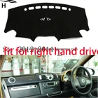 Защитная накладка для приборной панели BMW Smart 2012-14, черный цвет