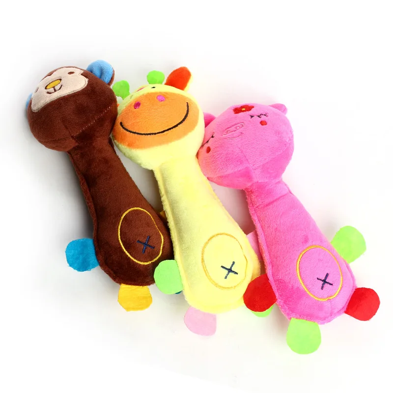 

Dog Plush Soundmaking Toys Cute Bite Resistant Teeth Grinding Fun Soundmaking Small Animals Cute Cartoon Interactive toy
