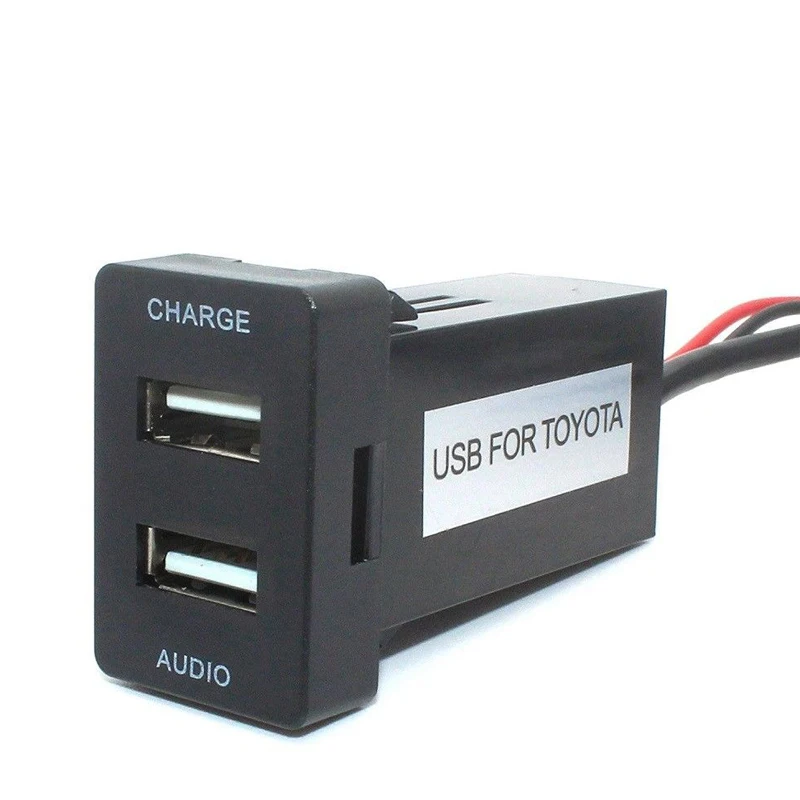 Новое зарядное устройство адаптер двойной 2 USB порта 12 В в автомобиль гнездо для