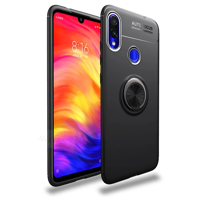 Black and Black Case Магнитный чехол для Redmi 7 7A Redmi Note 7 case силиконовый Защитный чехол для телефона redmi 7 7a note 7 pro деловой чехол сяоми редми 7 а ноут 7 чехол ксиоми редми нот 7 про чехлы - Цвет: Black and Black Case