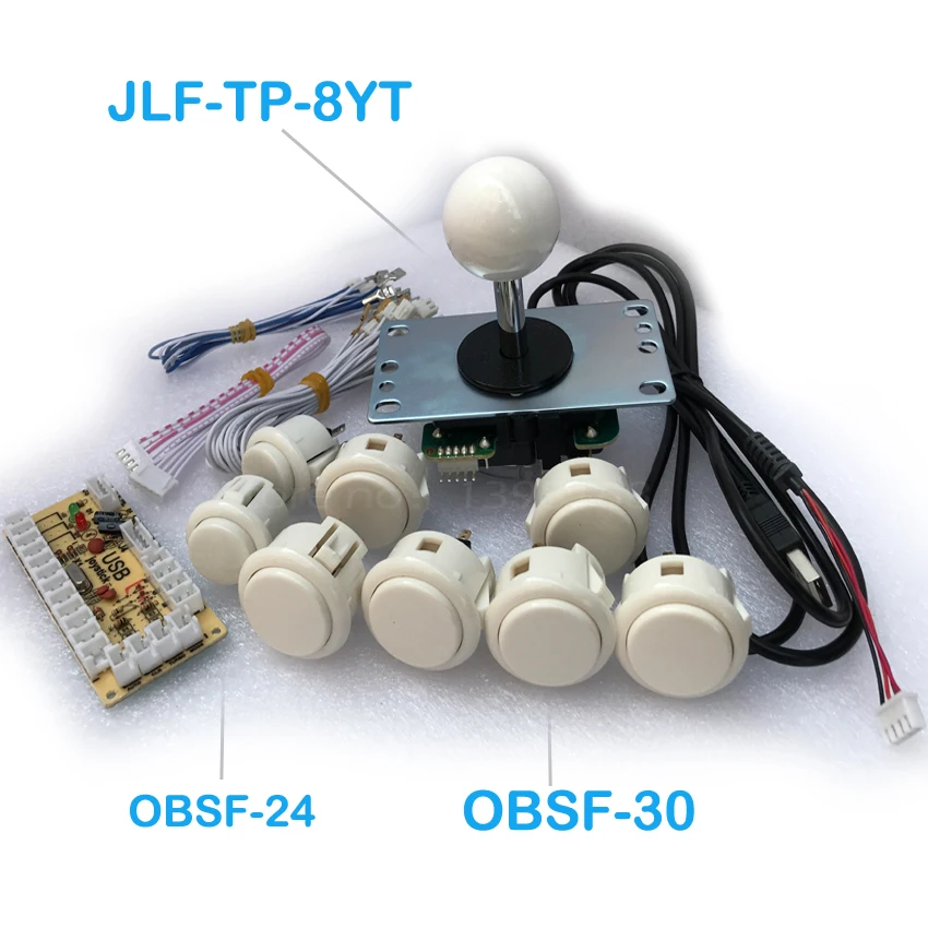 Комплект Аркада контроллер ПК с sanwa Кнопки и джойстик USB к аркадные игры Jamma