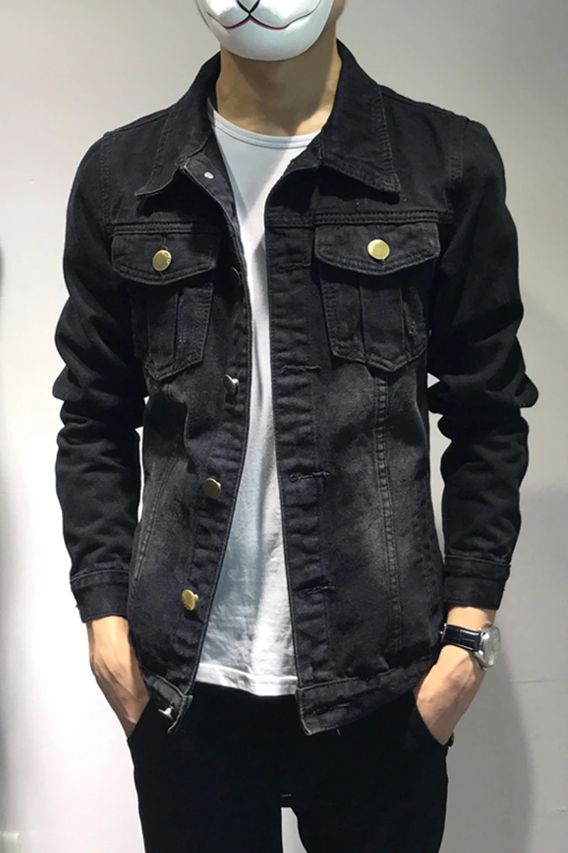 

KMETRAM 2020 Men Denim Jacket Casual Slim Jean Jacket Outdoors Fashion Autumn Jacket Masculino Outwear jaqueta masculino HH264