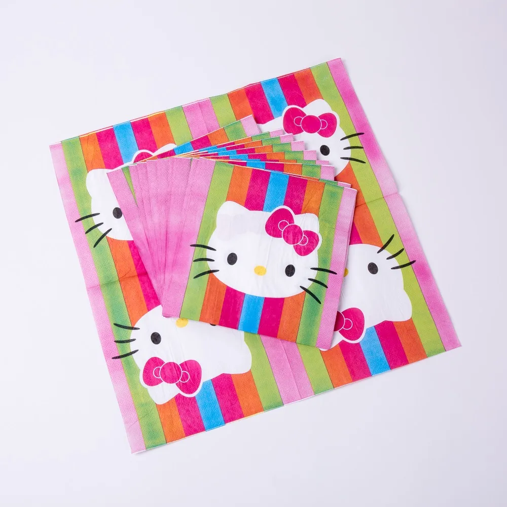 Kitty baby girl shower с днем рождения Детский комплект для вечеринки свадебные