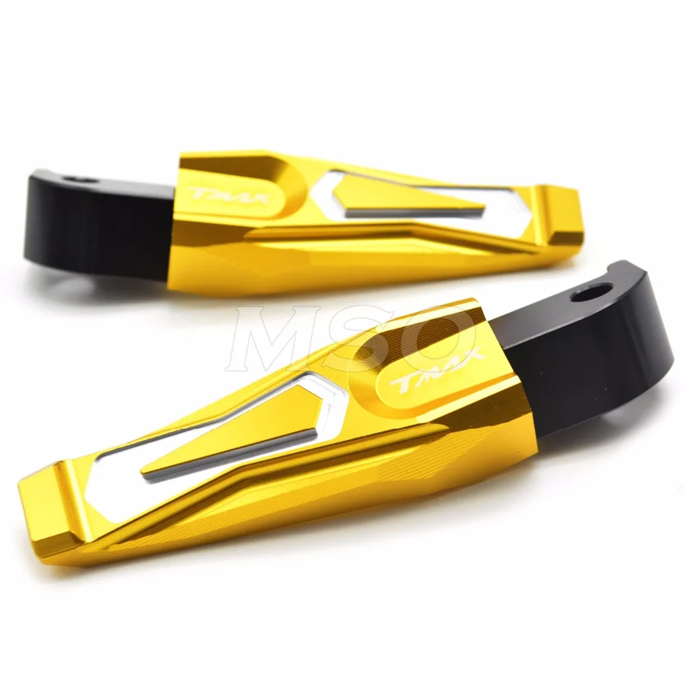Motorcycle Folding Rearset Foot Pegs CNC Aluminum Rear Passenger Footrests For YAMAHA T-MAX500 2007-2011 TMAX530 2008-2014 Moto |