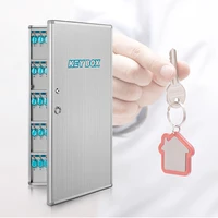 120 keys big capacity storage box with lock and tags b1120 aluminum alloy key cabinet wall mounted security management keybox