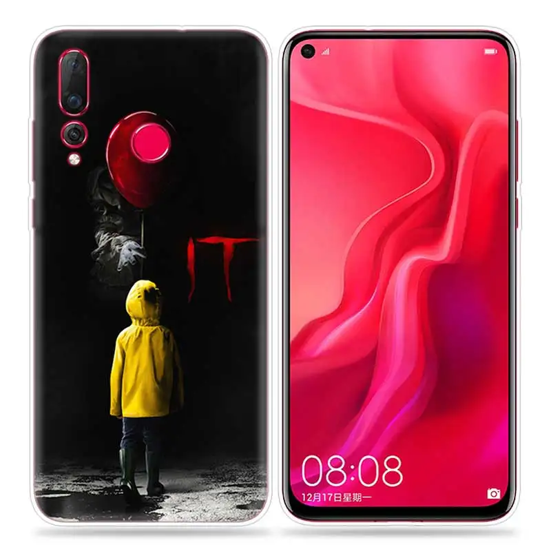 Чехол Pennywise с изображением клоуна для huawei Honor 7C 7A 7S 8X 8C 9i 9N P8 P9 Y9 Lite Pro, мягкий чехол из ТПУ