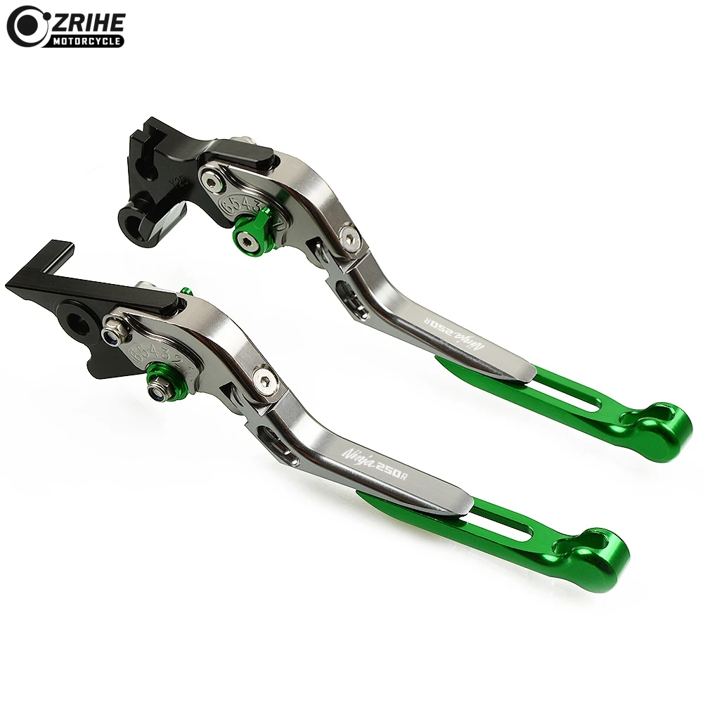 CNC новые регулируемые мотоциклетные тормозные рычаги сцепления для Kawasaki Ninja 250R