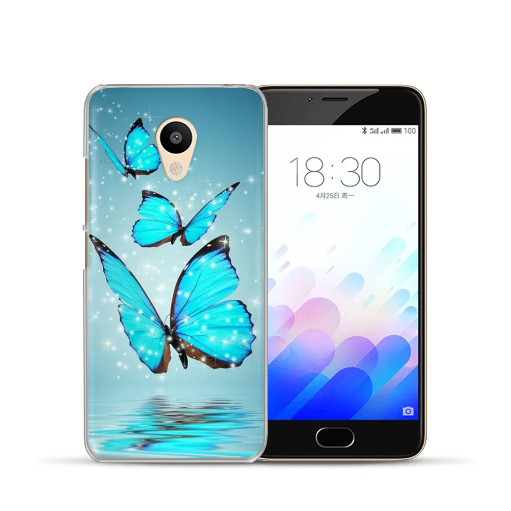 Модный чехол для телефона Meizu U20 10 M6 5 Note M5S 5C M3 3s Pro6 бабочка перо силиконовый