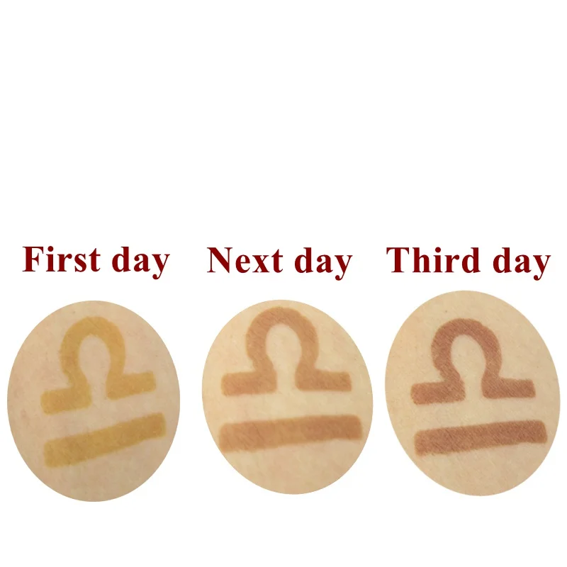 6 шт. натуральная коричневая индийская Хна тату паста конусы татуировки хной