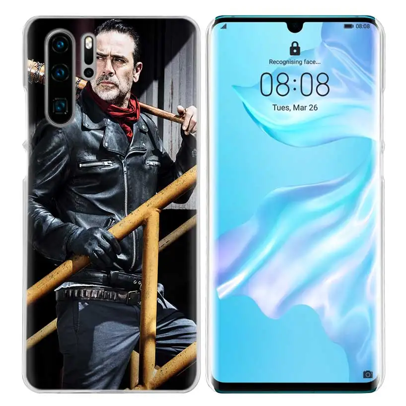 01 Чехол Negan Walking Dead для huawei P20 P Smart Z Plus Nova 5 5i P30 P10 P9 P8 mate 10 20 lite Pro жесткий чехол для телефона из поликарбоната - Цвет: 01