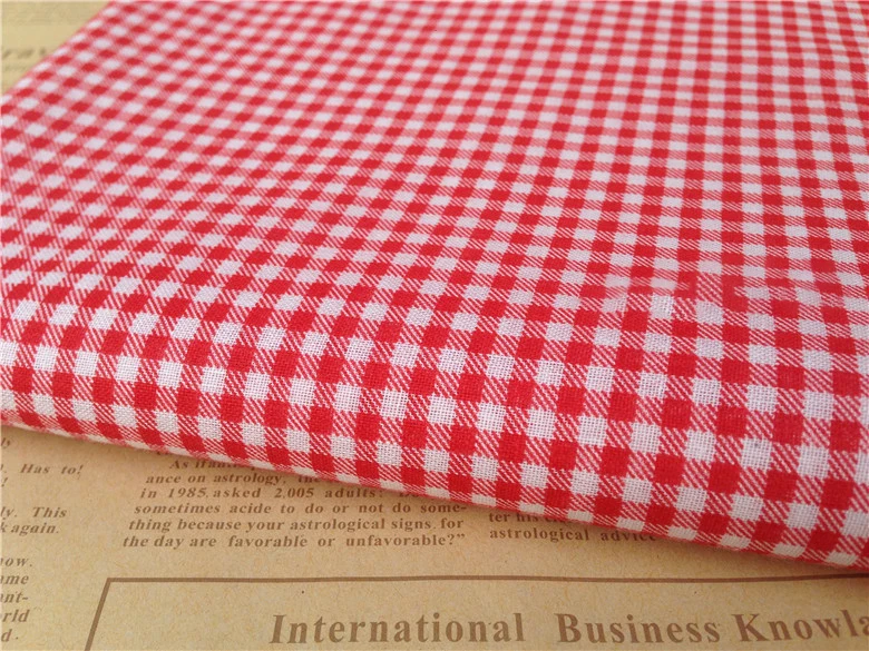 Urijk 7 шт./компл. 25*25 см красные Лоскутные ткани сделай сам для шитья детское