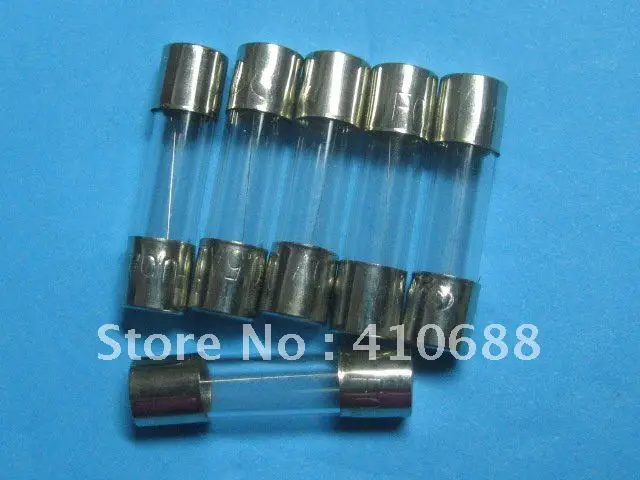 100 шт Предохранитель 250В 0.5А 6х30 стекло / вставка плавкая - купить с доставк