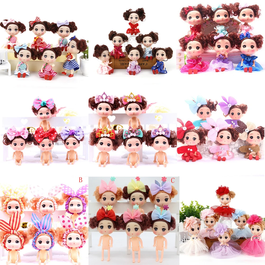 12 см классические игрушки спутаные свадебные куклы виниловые детские случайные