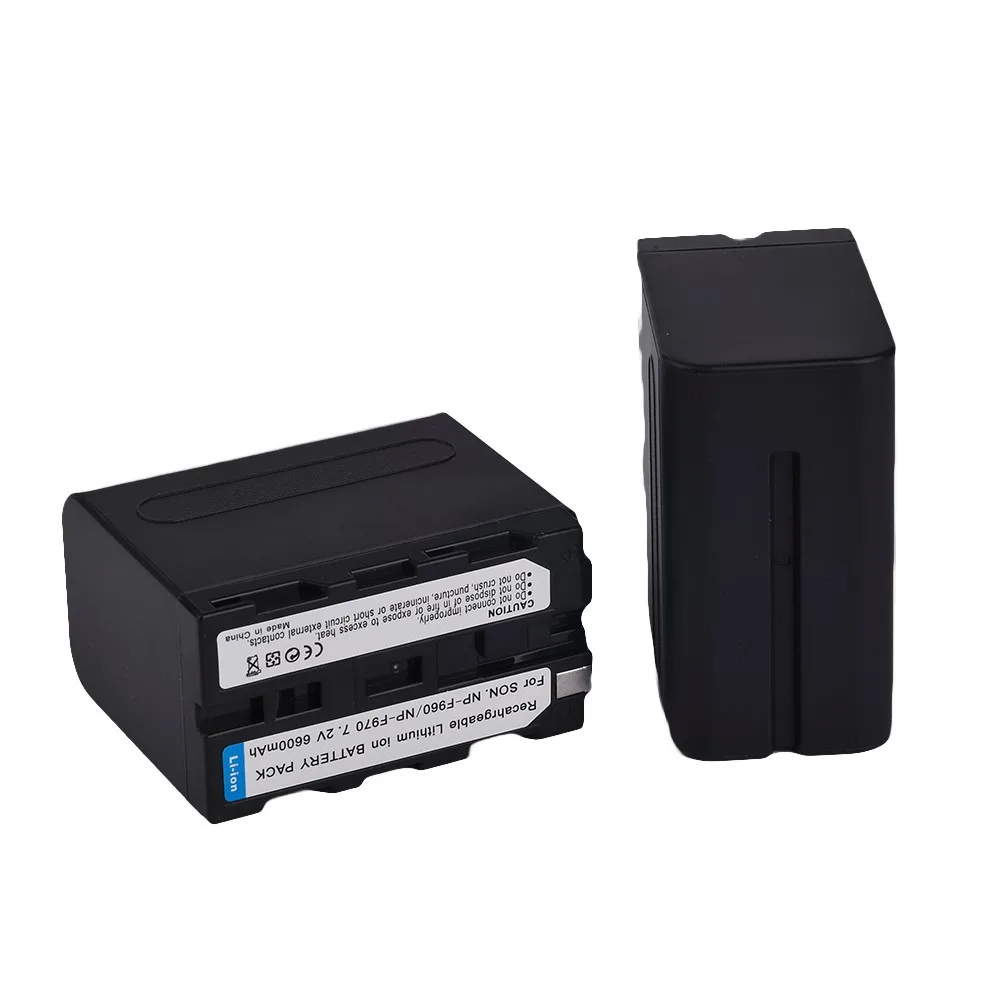 Аккумулятор для фотоаппарата 7 2 в 6600 мАч|battery np-f970|camera battery6600 mah |