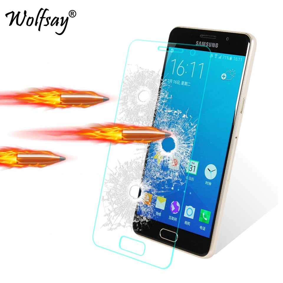 Защитное стекло для samsung Galaxy A5 2015 закаленное 2 шт.|screen protector|glass for samsungtempered glass |