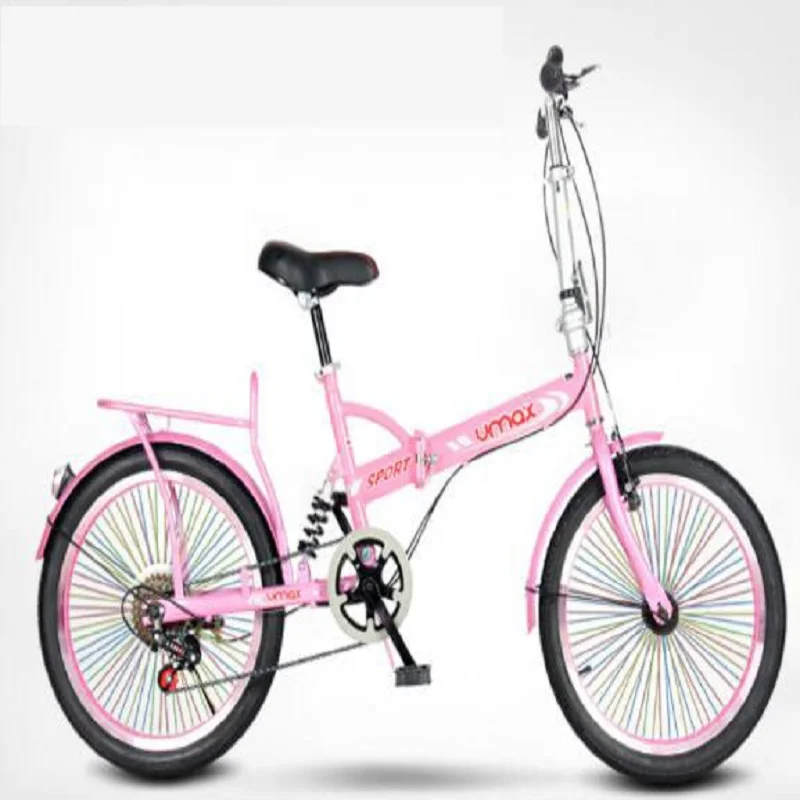 

20 inch sports and leisure folding bicycle ultra light portable speed