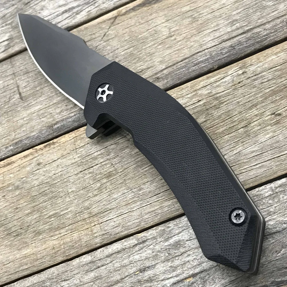 Складной нож LDT 9Cr18Mov G10 стальной с ручкой тактический карманный для выживания