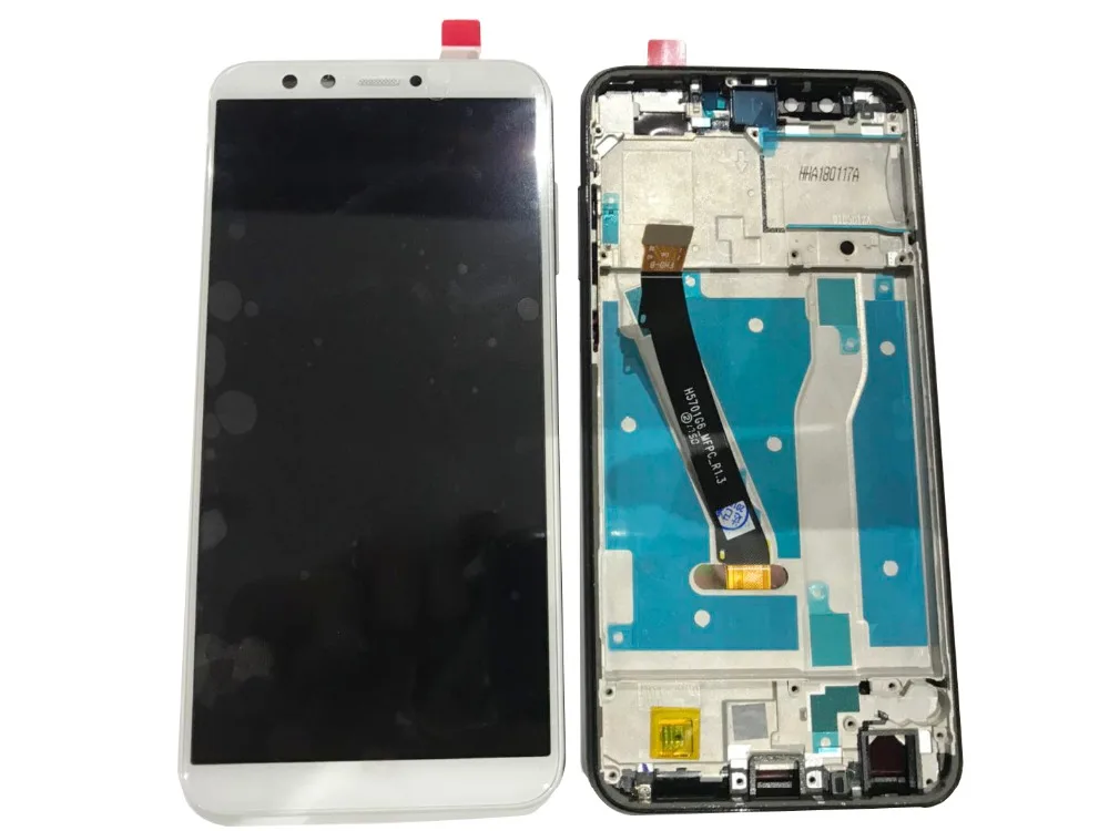 Для Honor G9 Youth Edition полный ЖК дисплей + кодирующий преобразователь сенсорного