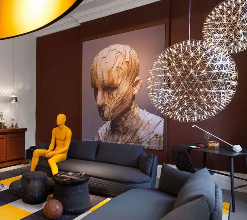 Светодиодные современные подвесные светильники осветительные приборы лампы в