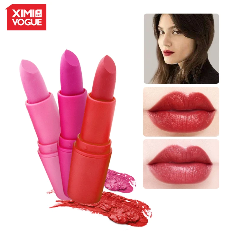 Beauty Make Up Lipstick Cosmetic Waterproof Long-lasting Matte Glossy Lip Gloss Stick Balm Makeup Lipsticks |