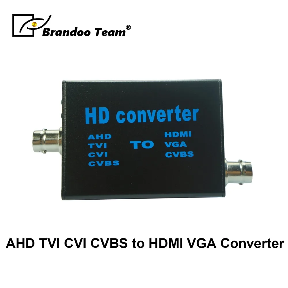 AHD к HDMI/VGA/CVBS HD видео конвертер Поддержка 1080P 720P HDMI выход изображения CVI/TVI