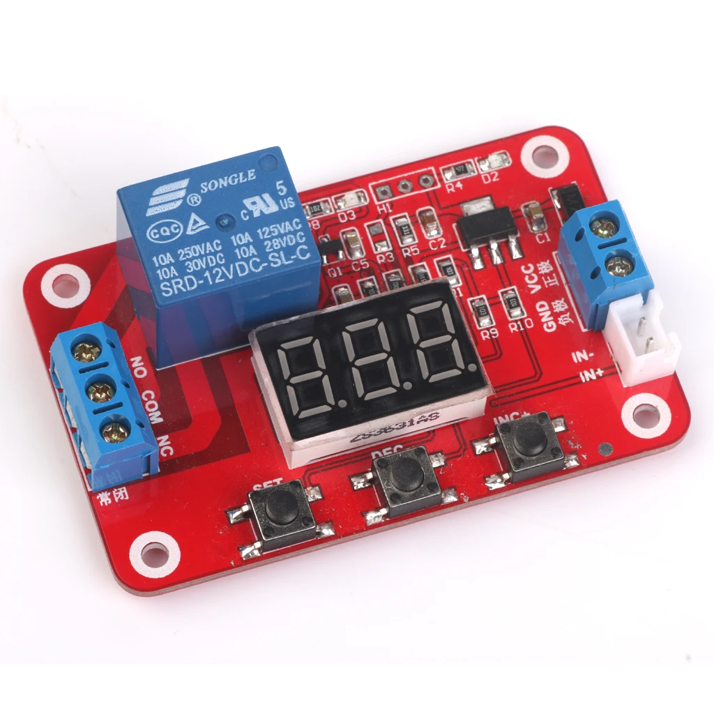 DC 12V температурный дисплей модуль датчик контроль релейного переключателя|Реле| |