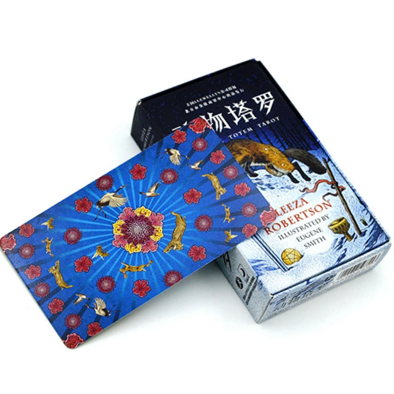 Новый дизайн привлекательные карты животных Тотем настольная игра Карты Таро 78