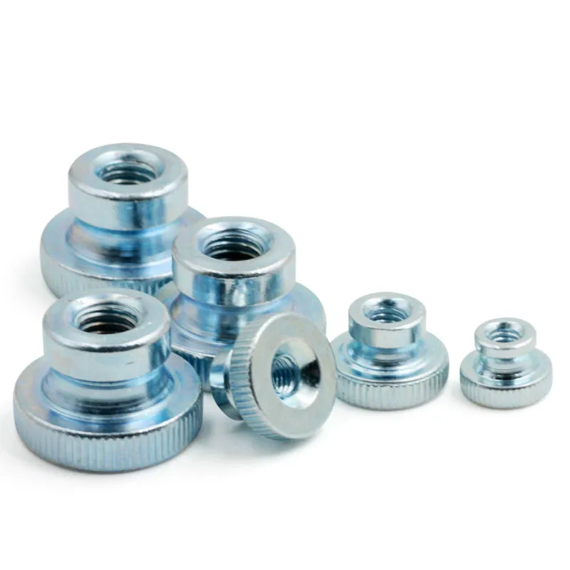 10Pcs DIN466-B GB806 M3 M4 M5 Galvanized Knurled Thumb Nut Iinstrument Hand Tighten 3D Printers Parts Curtain Wall | Обустройство