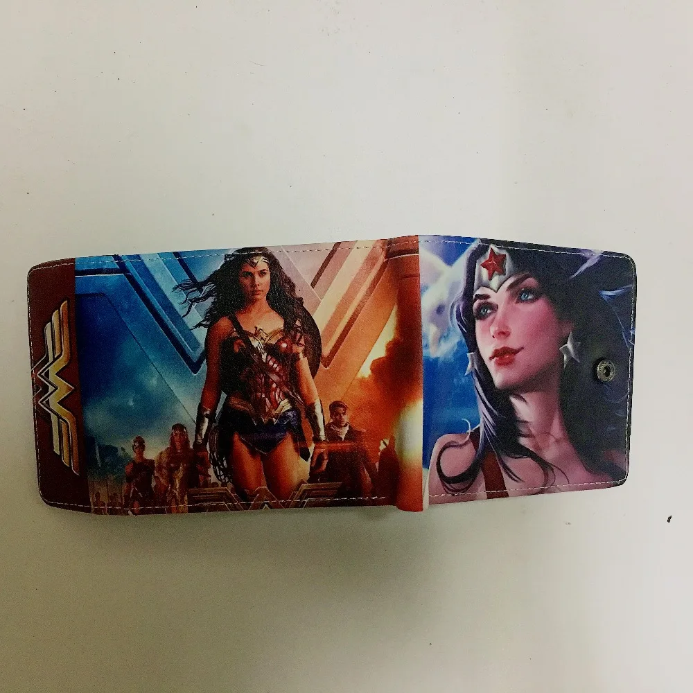 Wonder Woman кошелек супер герой сумочка маленькая сумка Бумажник Кредитная держатель