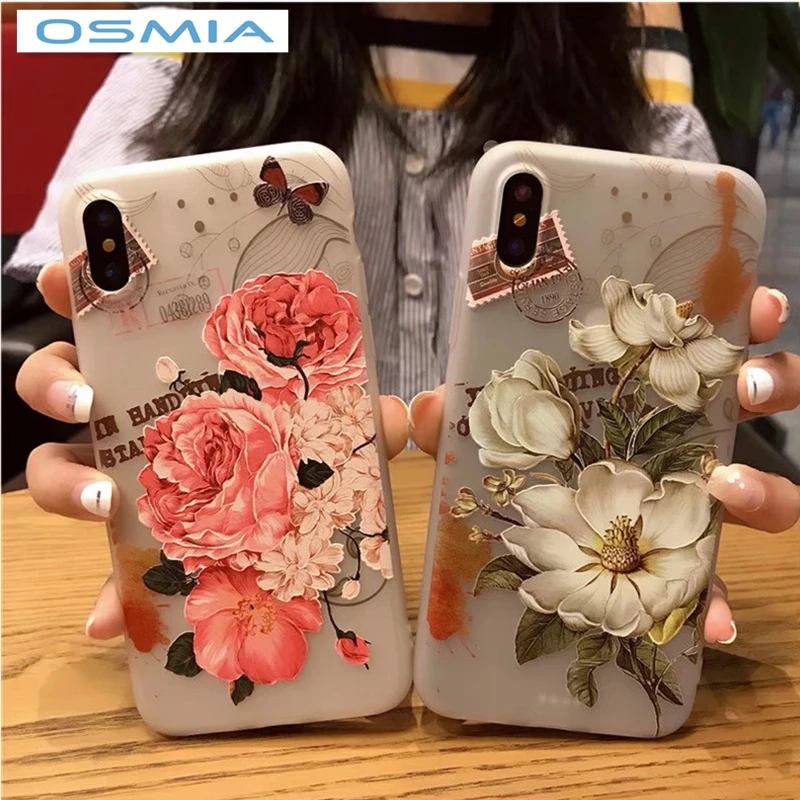 Osmia помощи ТПУ чехол для iPhone 7 8 7/8 Plus ультра тонкий скраб силиконовые Телефонные