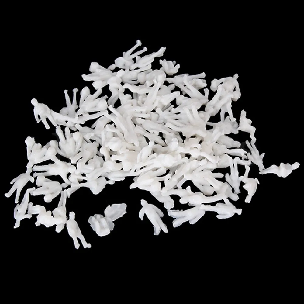 

Mxfans White 1 Set of 100 Model Train People Figure Passengers 1:150 Scale