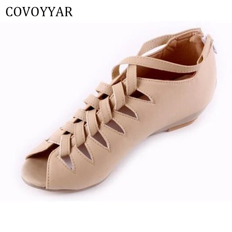 Новинка 2019 удобная женская обувь на молнии с вырезами однотонная летняя модная