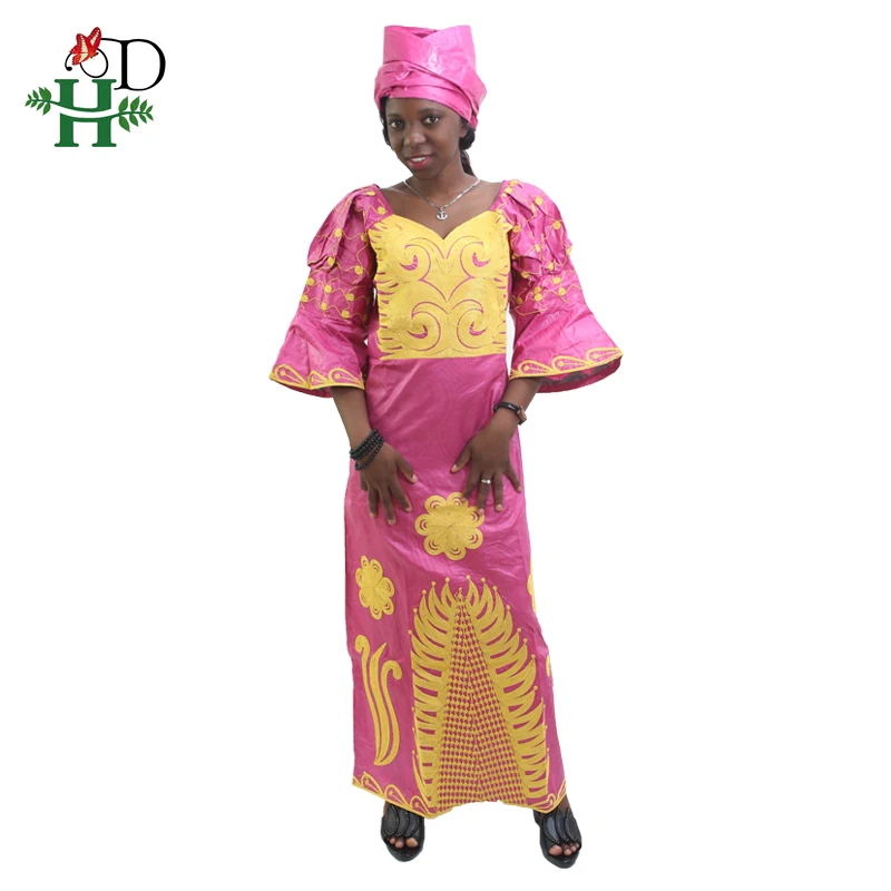 H &amp D все африканские Riche Bazin платья для женщин Модный дизайн дамское традиционное